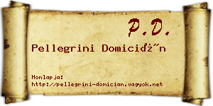Pellegrini Domicián névjegykártya